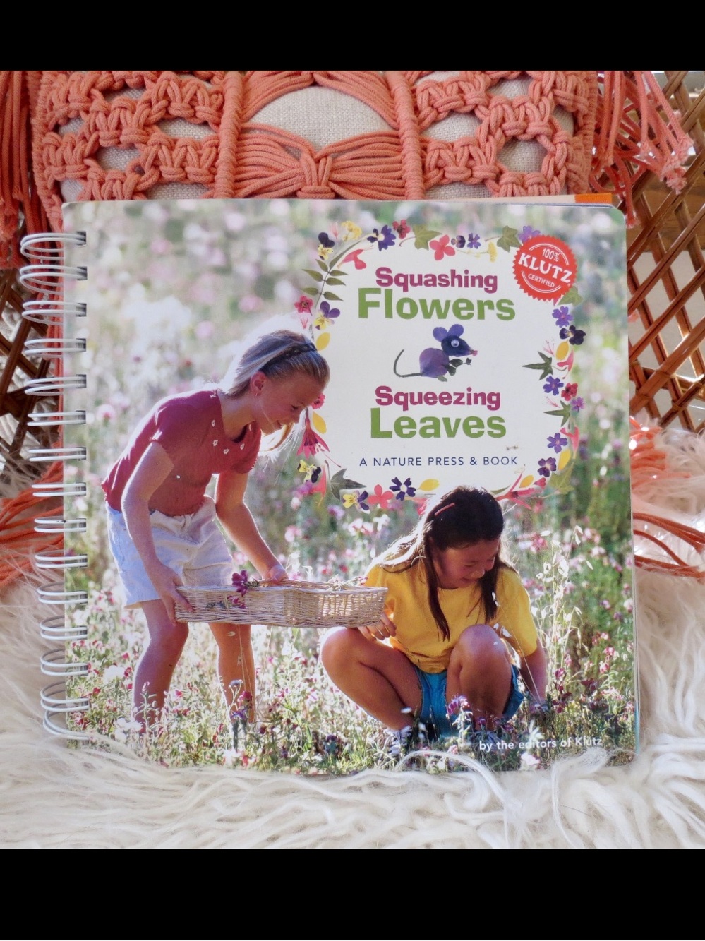Kids “Squashing Flowers Squeezing Leaves “ Spiral Bound Book. 2001